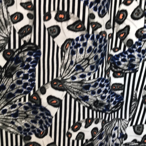 Melissa McCarthy seven7 butterfly print pencil midi skirt size 3X - Picture 4 of 9